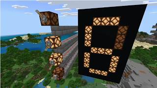 Minecraft bedrock fast 7 segment display screenshot 4