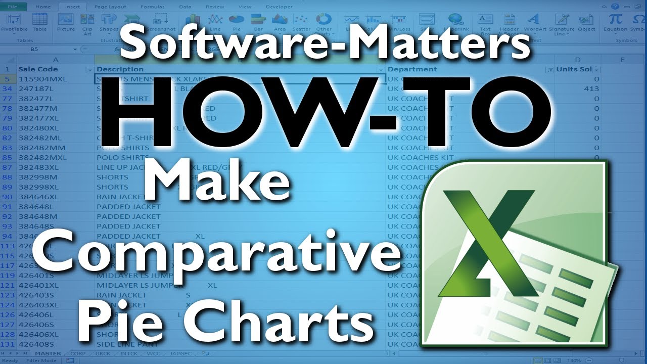 Proportional Pie Charts Excel