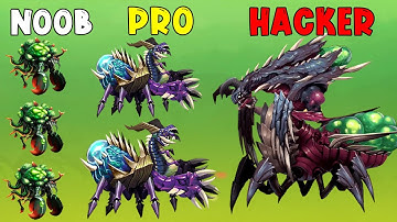 NOOB vs PRO vs HACKER ~ Insect Evolution Full Gameplay (Part 64 Alien & Monster)