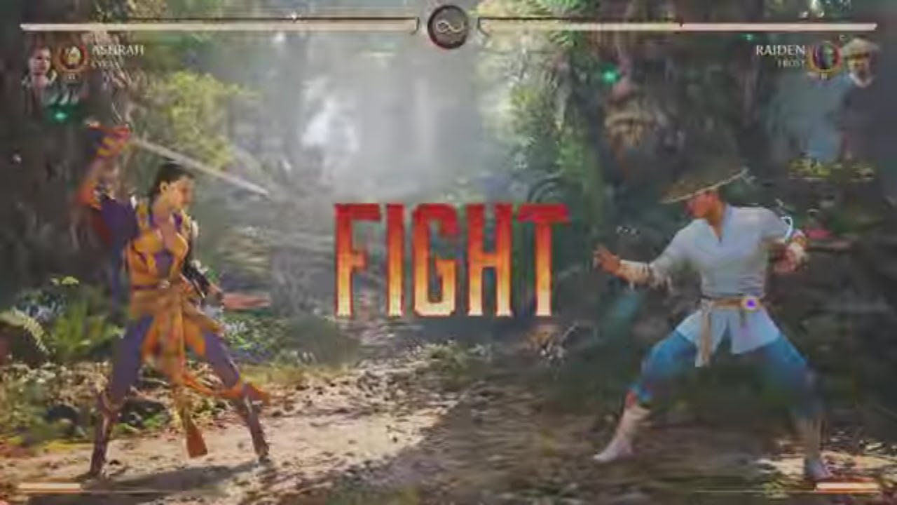 Mortal Kombat 1 Ashrah VS Raiden Req. 1 VS 1 Fight