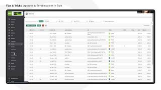 Approve & Send Invoices in Bulk