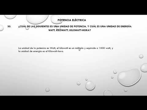 Video: ¿Cuál de las siguientes es una unidad de energía eléctrica?