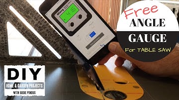 Free Angle Gauge for your Table SAW