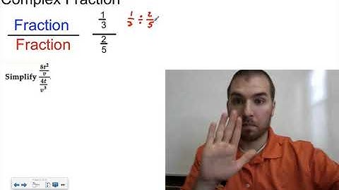 11.7 Mixed Expressions Complex Fractions