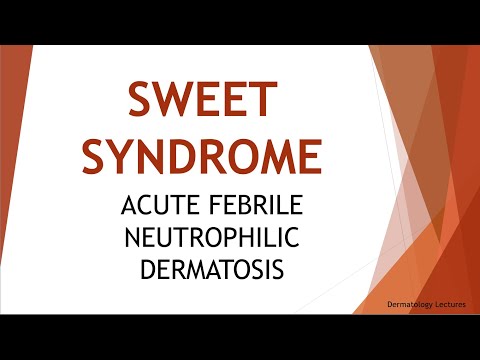 Video: Sweet's Syndrome - Definition Och Patientutbildning