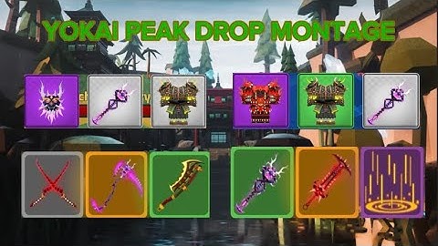 ROBLOX Dungeon Quest // All My Best Drops From Yokai Peak!