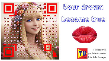 Merge photo into QR Code with your hope, Your dream become true (Stable diffusion usage)