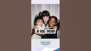 How do you feel about this AI hug trend? 🤗 We tried it out on Google Gemini. #ai #aihug #trending