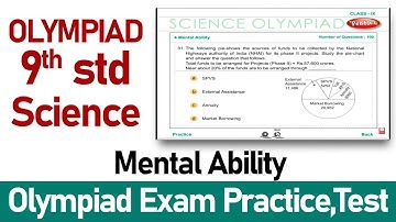 Olympiad 9th Science  | Mental Ability | Practice,Test | Olympiad Exam Preparation