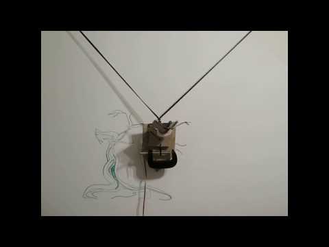 drawing more vector art, (vertical plotter, v plotter, polargraph, wall plotter)
