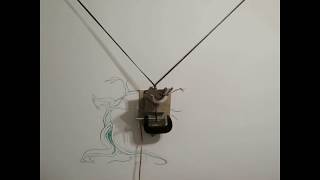 Drawing More Vector Art, Vertical Plotter, V Plotter, Polargraph, Wall Plotter