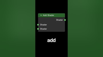 Add Shader | Explaining Every Single Node in Blender #blender #b3d