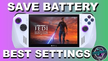 Jedi Survivor - Save Battery With These Settings - ASUS ROG Ally (Z1E) Gameplay