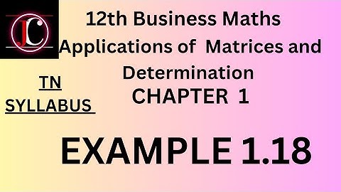 12th business maths example 1.18