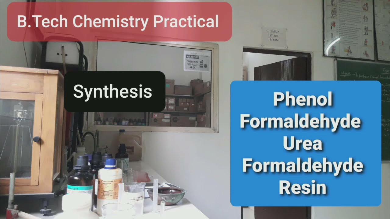 To prepare phenol formaldehyde(Bakelite) & urea formaldehyde resin