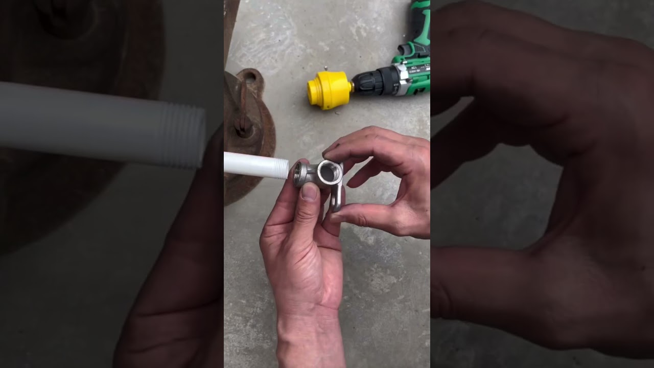 PVC Pipe Threader Kit | 1/2, 3/4, & 1 Inch Dies for Plastic Pipe Threading & Rounding