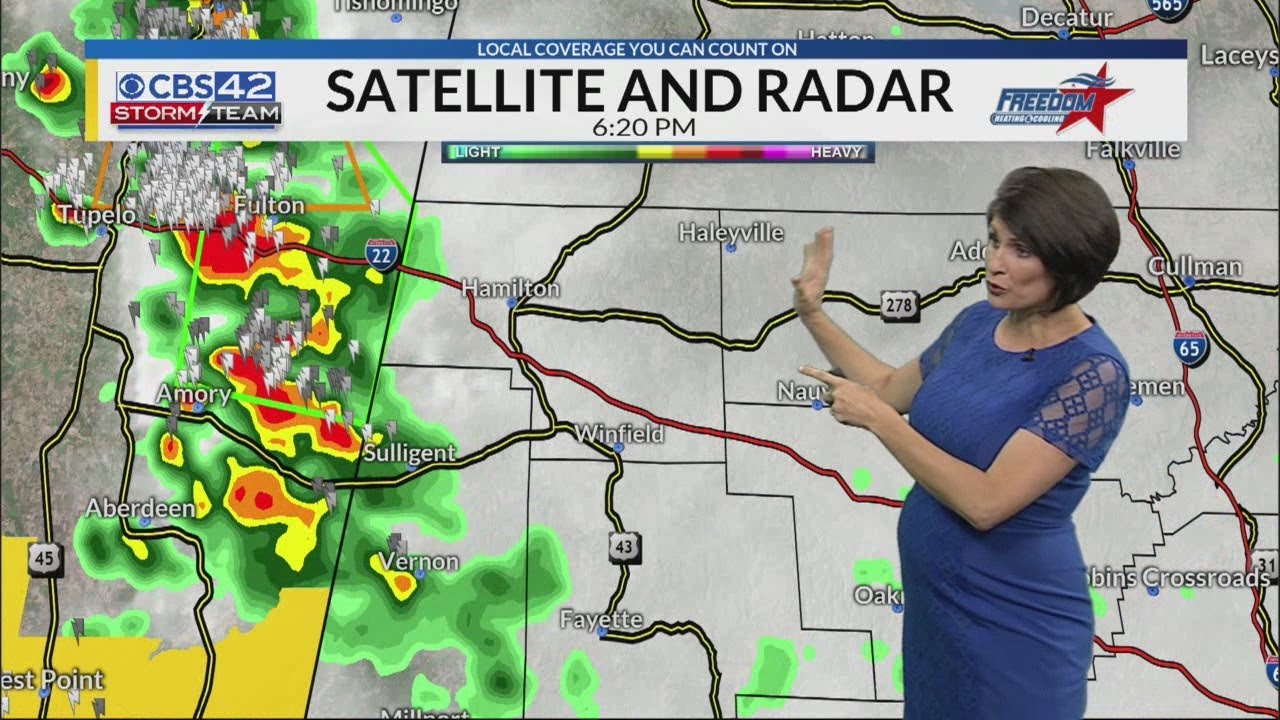 6 p.m. CBS 42 Storm Team Weather Update