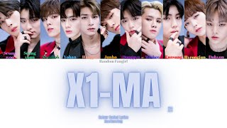 X1 (엑스원) - X1-MA (_지마) [Colour Coded Lyrics Han/Rom/Eng]