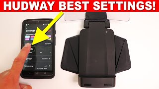 Hudway Drive Car Heads Up Display APP Setup & Recommended Settings (Car HUD) screenshot 4