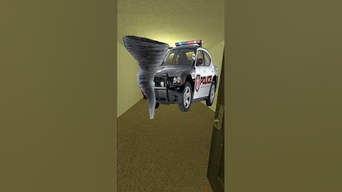 Tornado And Police Vehicle Chasing in Liminal Hotel Nextbots Gmod