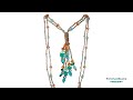 Coastal Tide Necklace - DIY Jewelry Making Tutorial by PotomacBeads