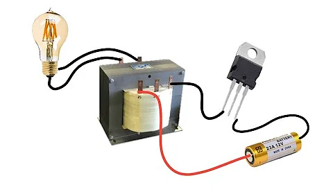 How To Make Simple Inverter 12v To 220v IRFZ44N, No IC