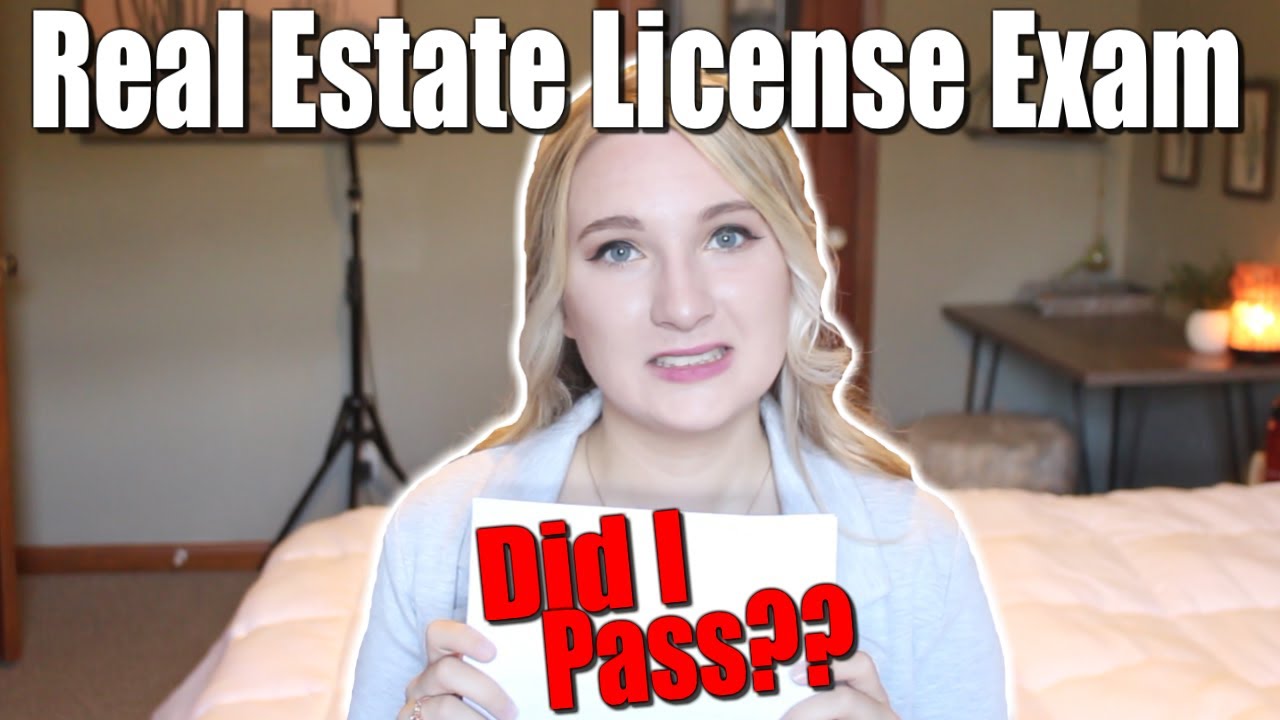 Taking the Real Estate License Exams (State and National) YouTube