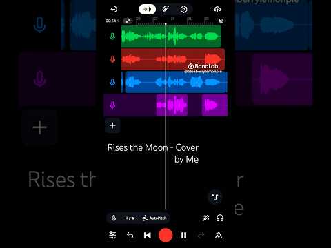 Rises the Moon - Cover 🌸 #bandlab #songcover #music