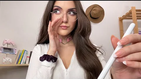 The Girl Next To You In Class Helps You Cheat On A Test ~ ASMR personal attention