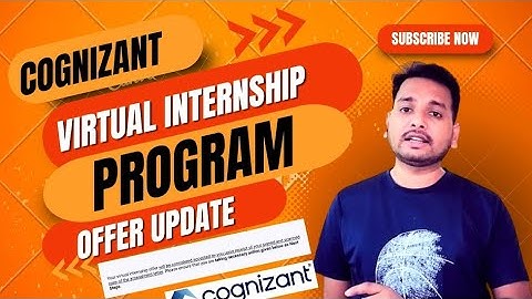 Cognizant Virtual Internship Program Full Video | Full Time Job Opportunity | Onboarding Update, OL