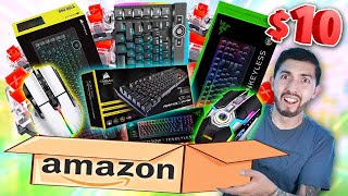 COMPRÉ LA CAJA GAMER MISTERIOSA MÁS BARATA DE AMAZON DEVOLUCIONES! PREMIOS COSTOSOS!