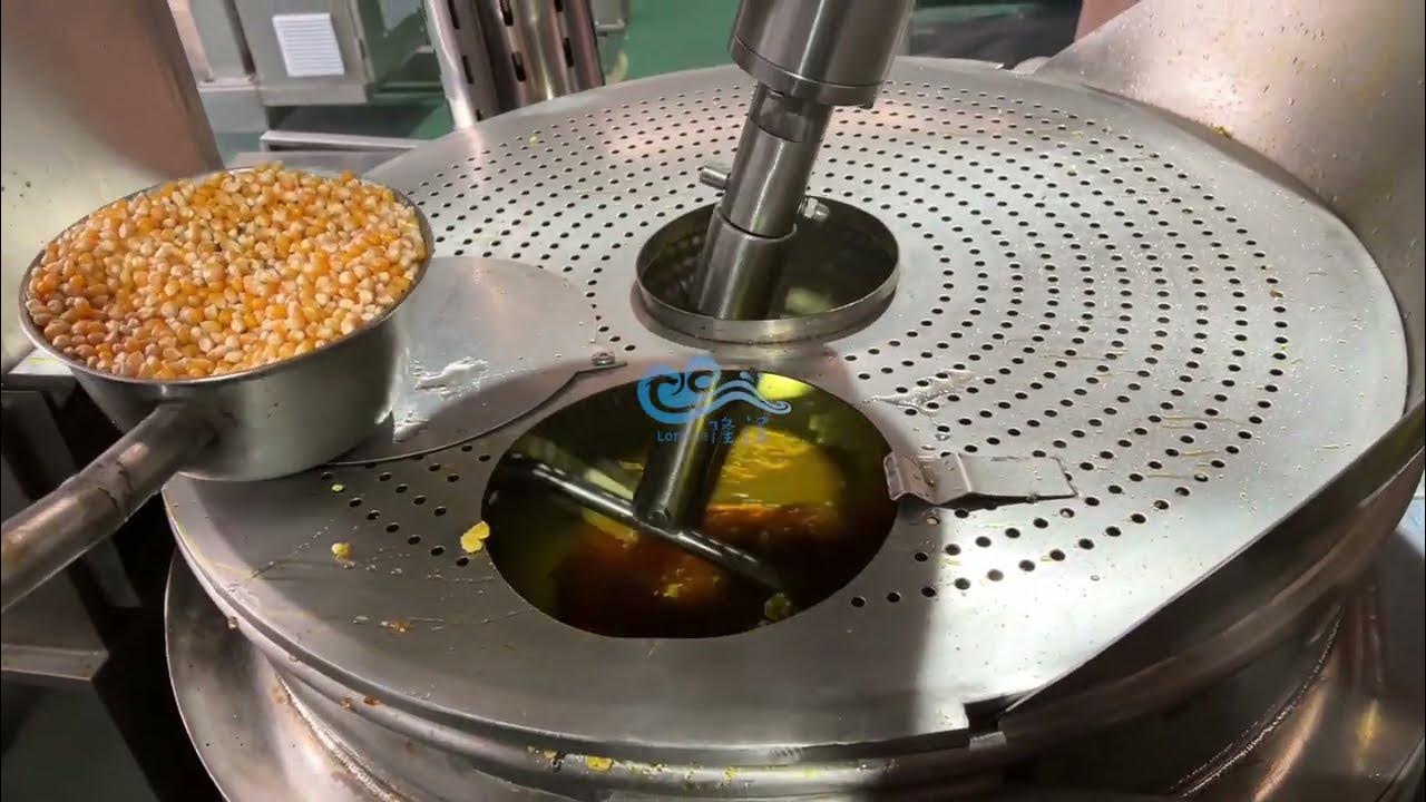 Commercial Popcorn Machine High Output Popcorn Making Machine - YouTube