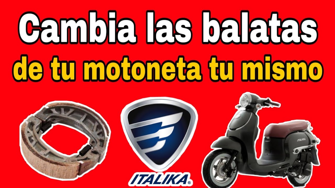 Como cambiar balatas traseras a Italika Vitalia 125cc
