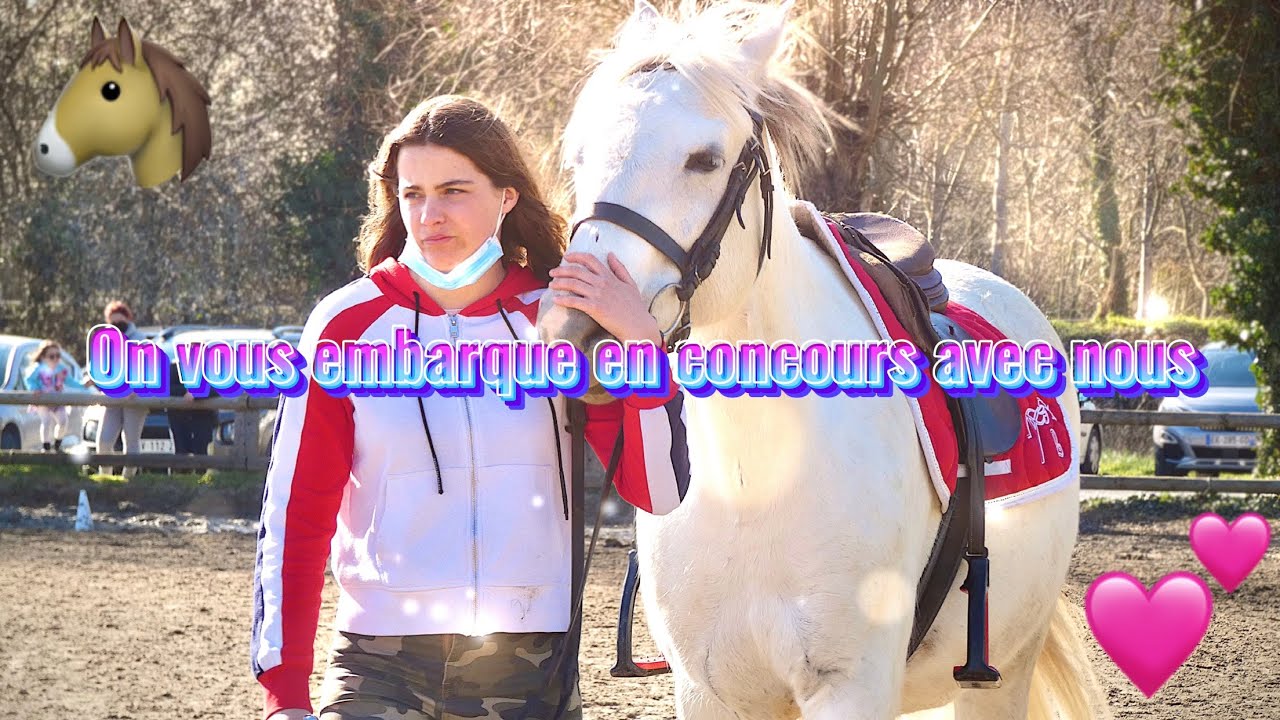 On vous embarque en concours avec nous 🐴🙃