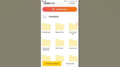 Yandex disk arşivi ( çalışıyor)