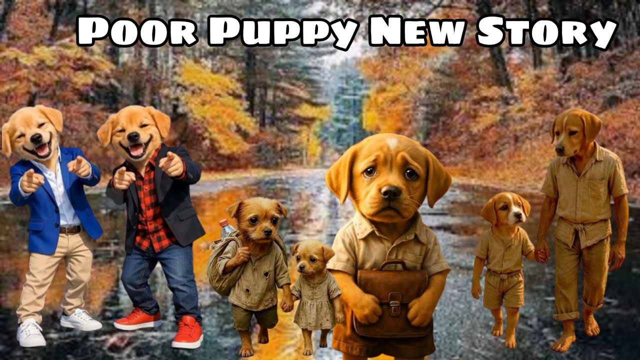 गरीब पिल्ला नई कहानी • गरीब पिल्ला रोने देखा। Poor puppy puppy Sad story 😭😞😭😭😭😞😭😞 