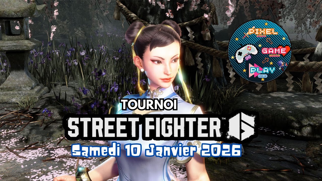 Tournoi Street Fighter 6 - Samedi 10 Janvier 2026 - Pixel Game Play 974 - île de la Réunion