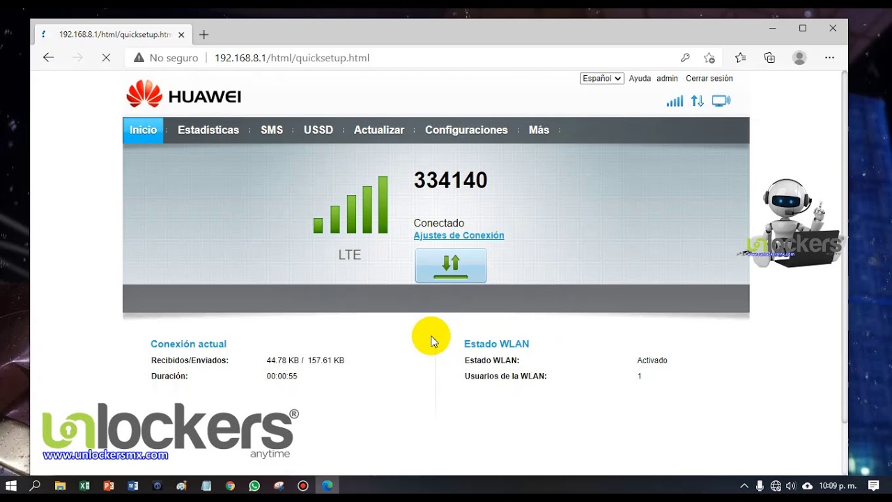 Configuración APN ALTAN en modem Huawei B310s