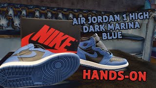 Air Jordan 1 High OG Dark Marina Blue | HANDS-ON screenshot 5
