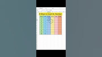The ULTIMATE 6 Excel Auto-Numbering Hacks!#excel#Shorts #ExcelHacks #ProductivityTips #ytshorts