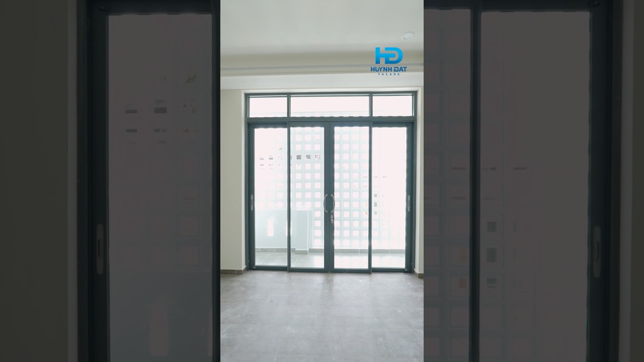 Cửa đi trượt 4 cánh  #cuaditruot4canh #cuanhomkinh #nhomkinhhuynhdat #cualua #home #nhomkinh