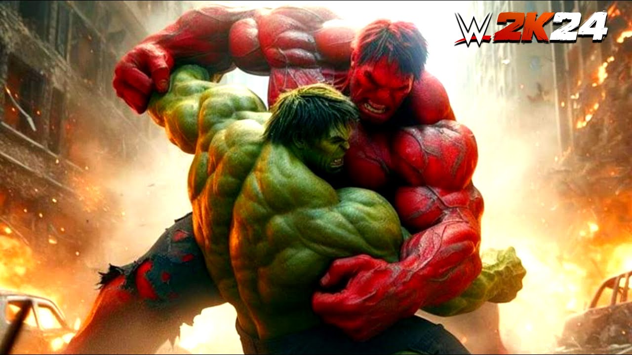 Red Hulk vs Green Hulk - Who's the STRONGER Hulk - YouTube