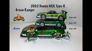02 Honda Nsx Type R Green Ranger Mighty Morphin Power Rangers Diecast By Jada Hollywood Rides Jdm Youtube