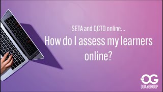 SETA and QCTO Online: How do I assess my learners