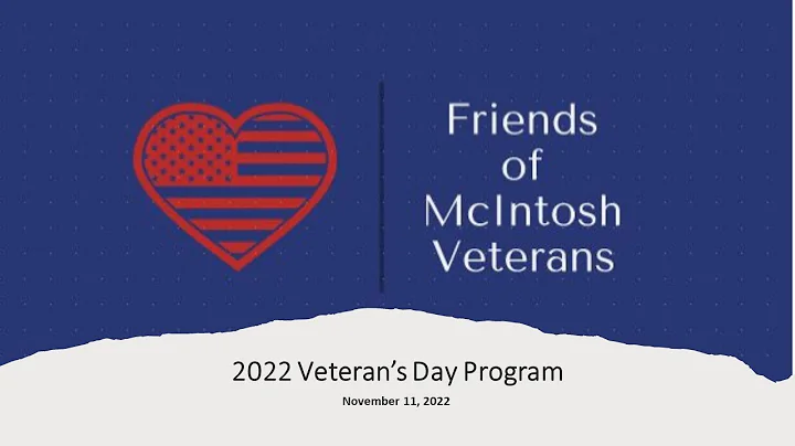 Friends of McIntosh Veterans, 2022 Veterans Day Pr...