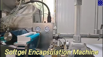 Automatic Plc Softgel Encapsulation Machine 22800 pcs/ hour With Touch Screen