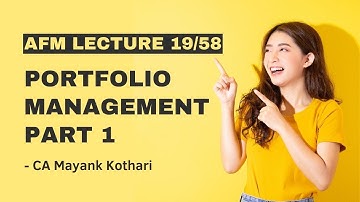 19. Portfolio Management Part 1