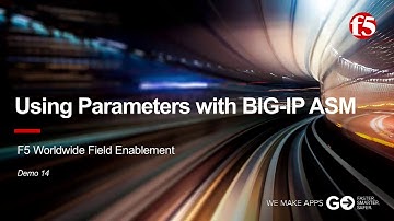 This video is no longer current: Using Parameters