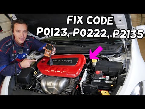 FIX CODE P0123 P0222 P2135 DODGE DART, CHRYSLER 200 JEEP CHEROKEE RENEGADE COMPASS, FIAT 500X TORO