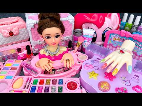 Satisfying with Unboxing & Review Makeup Kit Set Toys, Minnie Mouse Barbie Princess toys